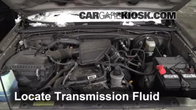 2008 Toyota Tacoma 2.7L 4 Cyl. Extended Cab Pickup (4 Door) Liquide de transmission Vérifier le niveau de liquide